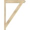 Ekena Millwork Traditional Arts & Crafts Rough Sawn Outlooker, Douglas Fir, 6"W x 32"D x 44"H OUT06X32X44TRA03RDF - alternate 3